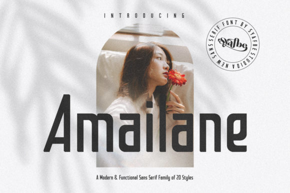 Amailane: The Bold Sans Serif Font for Crafters