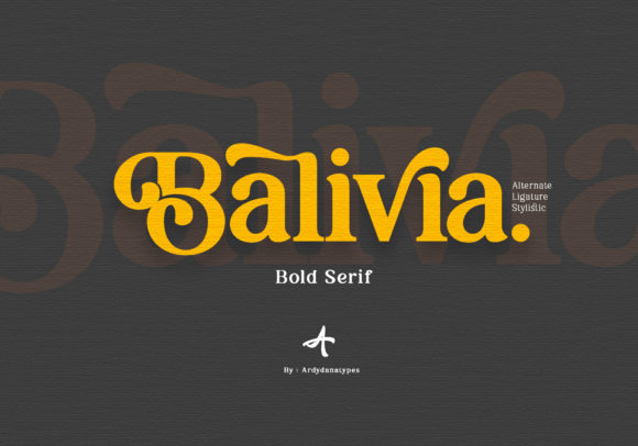 Balivia: A Serif Font for Elegant Editorial Design