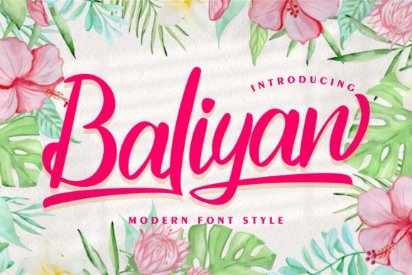 Baliyan: A Bold Handwritten Font for Web Design