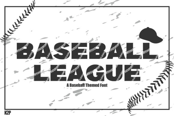 Baseball League: A Bold Decorative Font for Editorial Design