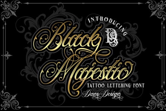Black Majestic: A Bold Blackletter Typeface for Web Design