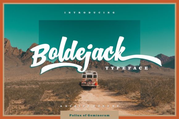 Boldejack: A Bold Handwritten Font for Branding
