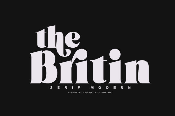 Britin Font: Elevate Your Brand Identity