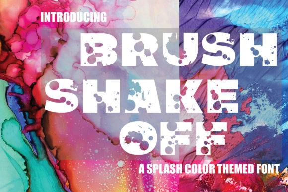 Brush Shake Off: A Bold Decorative Font for Marketers