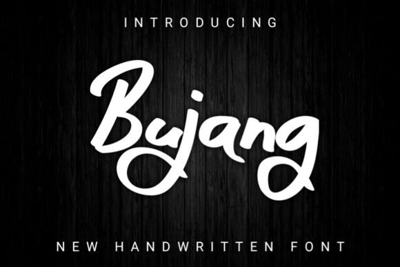Bujang: A Bold Script Font for Editorial Design