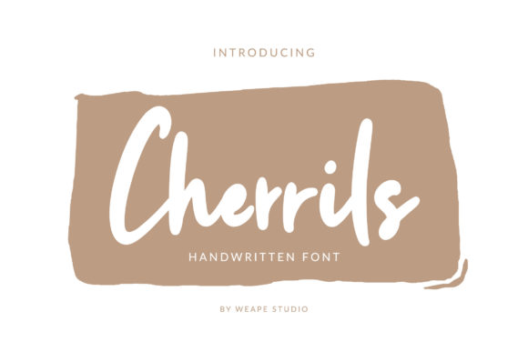 Cherrils: The Handwritten Font for Bold Marketing