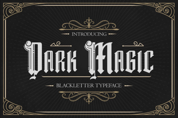 Dark Magic Font Review: Bold Blackletter for Branding