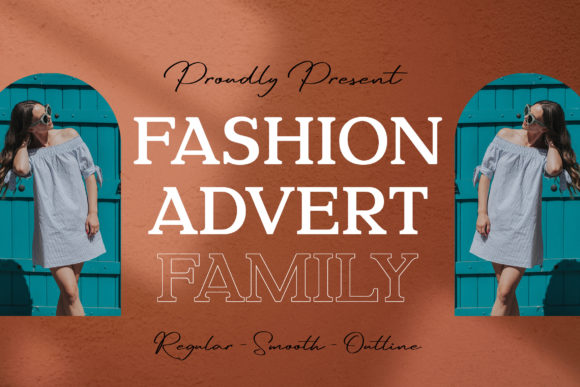 Fashion Advert: A Bold Serif Font for Makers