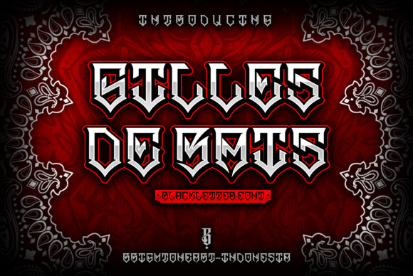 Gilles De Rais Font: Bold Blackletter for Branding