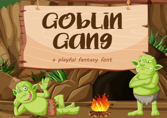 Goblin Gang Typeface: A Playful Serif for Editors
