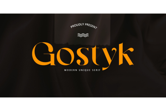Gostyk: A Bold Serif Font for Strong Branding
