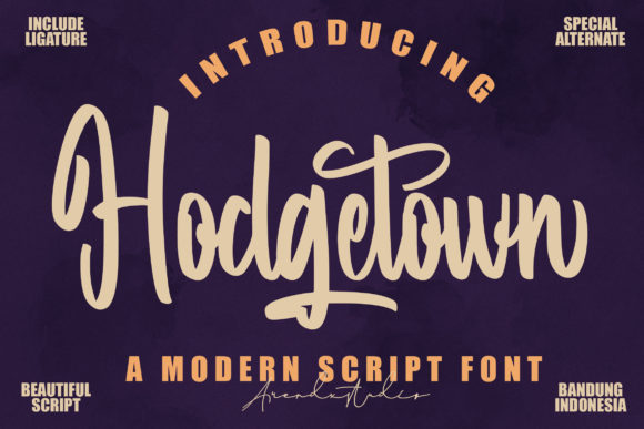 Hodgetown: The Bold Handwritten Font for Campaigns