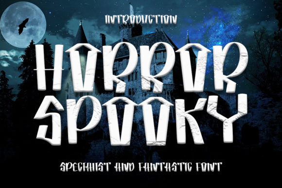 Horror Spooky Font for Crafters