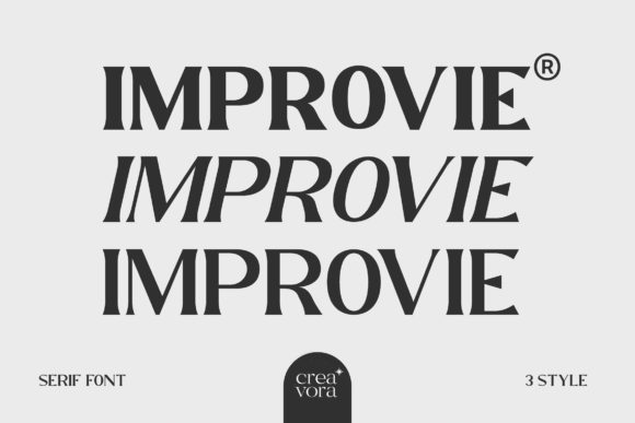 Improvie: The Bold Serif Font for Branding