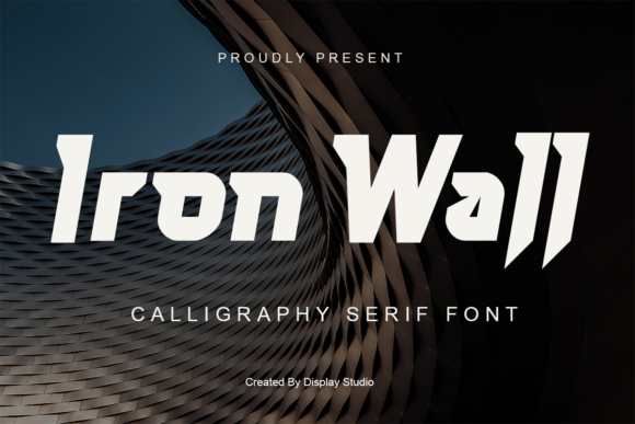 Iron Wall: A Bold Serif Typeface for Editorial Impact