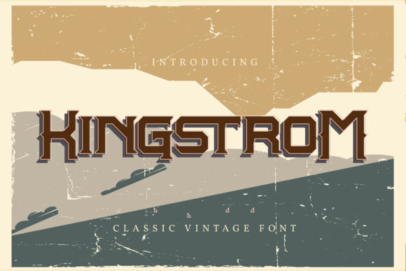 Kingstrom Typeface for Bold Editorial Design