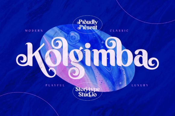 Kolgimba: A Bold Serif Font for Digital Impact
