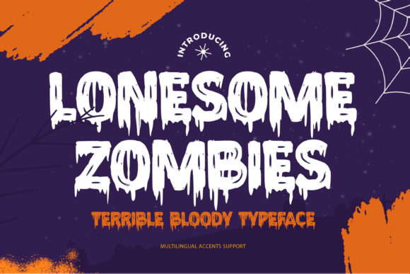 Lonesome Zombies: A Bold Decorative Font for Branding