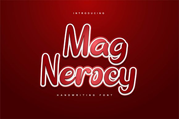 Mag Nerocy: A Bold Handwritten Font for Branding