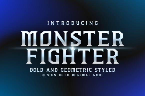 Monster Fighter: A Bold Serif Typeface for Web Design
