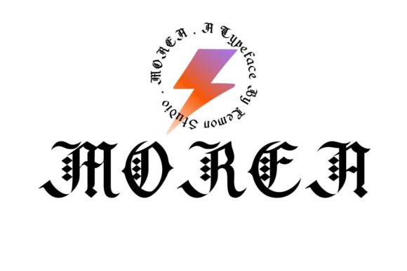 Morea: A Bold Blackletter Font for Editorial Design