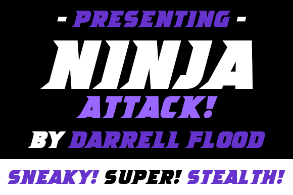 Ninja Attack: A Bold Serif Font for Impactful Branding