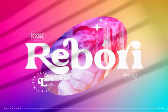 Rebori: A Bold Serif Font for Modern Branding