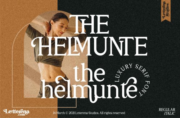 The Helmunte: A Bold Serif Font for Makers