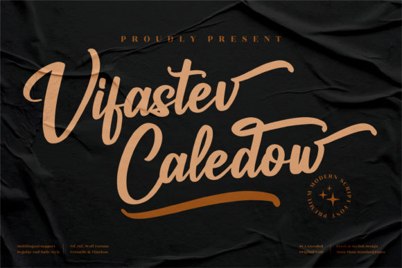 Vifastev Caledow: A Bold Handwritten Font for Branding
