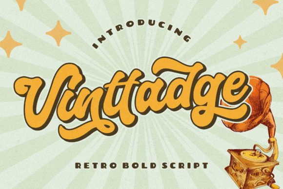 Vinttadge Font: A Bold Handwritten Typeface for Brands